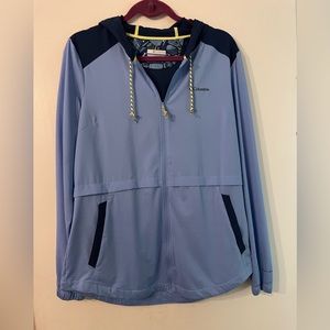 Columbia Omni Wick Vestavia Hills Blue Full Zip Jacket Women's Size Large